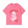 275 GSM Washed T-shirts 100% Cotton Gachiakuta V2 Rudo Print Unisex Heavy Cotton T Shirt
