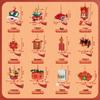 Fang Cheng Educational Building Blocks: Spring Festival Orange Tree & Treasure Pot Ornament Toy for Kids