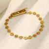 MamacitaSlay 316L Stainless Steel Celestial Sun Moon Star OT Chain Bracelet 18K Gold Plated Waterproof Jewelry For Women Gift