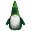 Patricks Day Dwarf Figurines Ornament Plush Dwarf Irish Festival Decoration for Tiered Tray Living Room Bedroom Garden