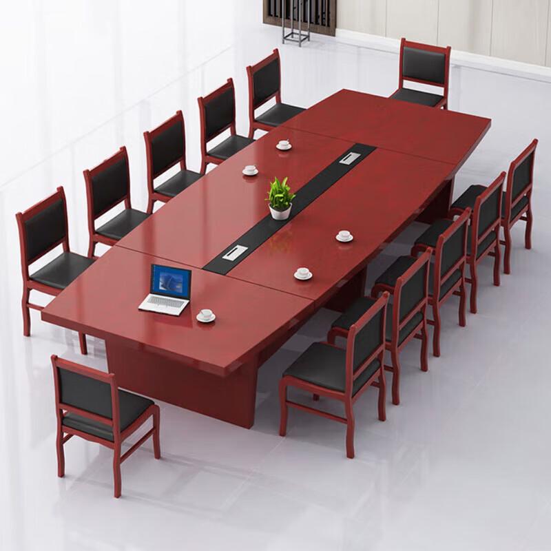 SNAIDO Modern Painted Oval Conference Table