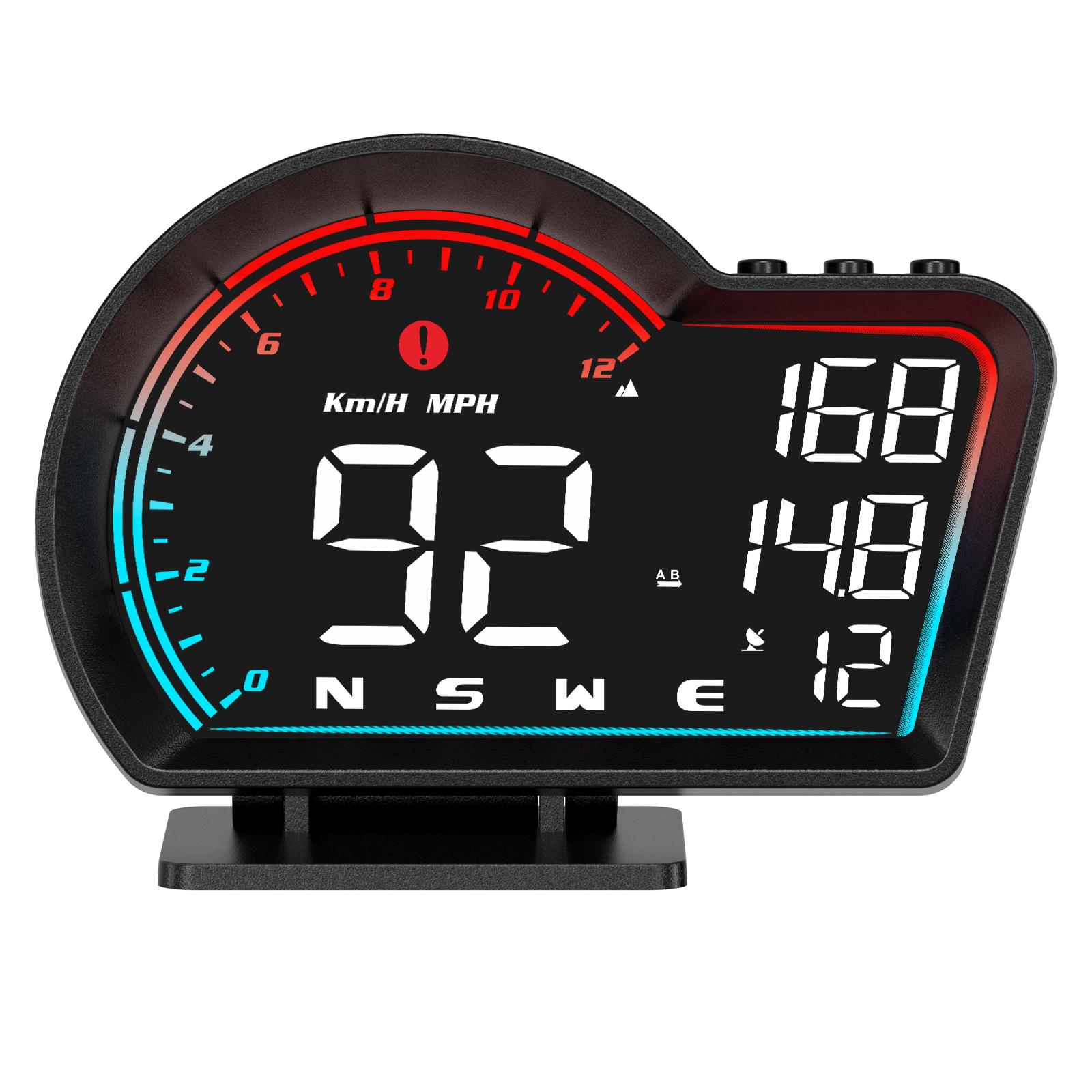 

Автомобильные аксессуары G16 Head Up Display GPS Цифровой измеритель скорости Электроника Спидометр Проектор Дисплей Цифровая панель для всех автомобилей