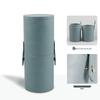 Portaspazzole da Trucco Multifunzionale con Coperchio - Verde e Blu, Grande Capacità, Portatile, Antipolvere.