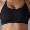 Seamless Knitted Yoga Bra, Fast Drying Tight Fitness Running Clothes, Strap Cross Back Yoga Clothes