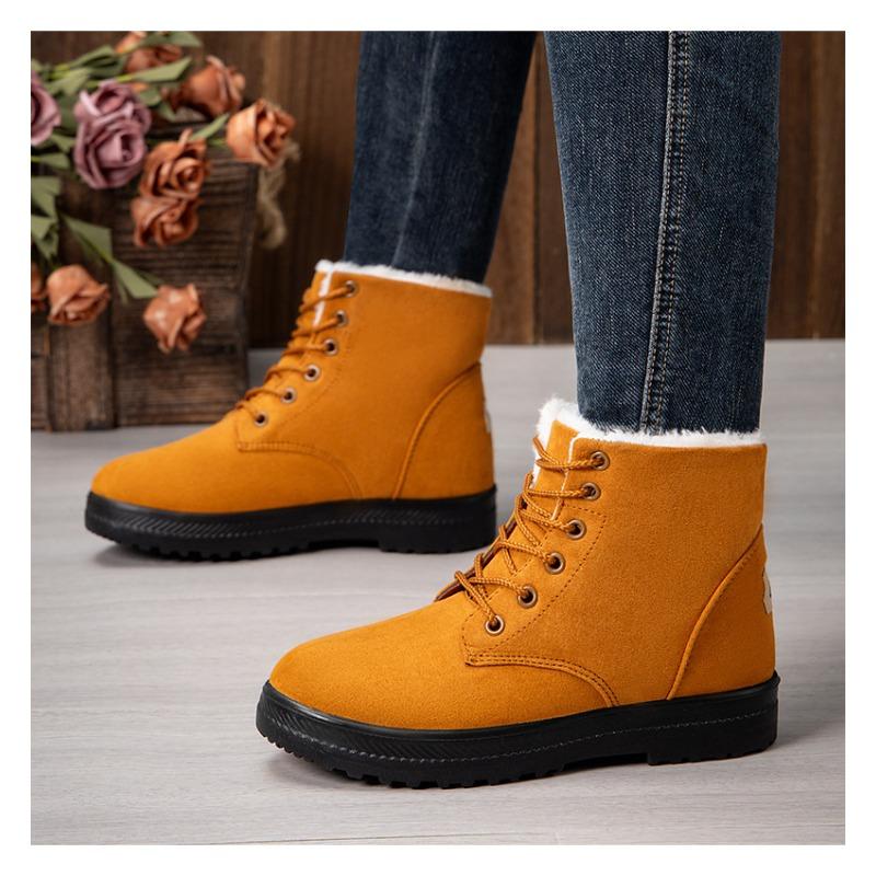 Fashion Fashionable New Women's Warm Snow Boots, Large Size, Non Slip and Comfortable. Thick Cotton Boots with Thick Plush and Thickness