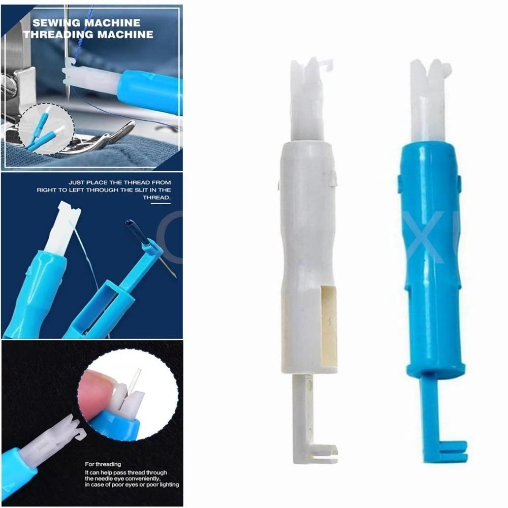 1/2Pcs Stitch Unpicker Automatic Needle Threader Sewing Machine Needle Threader for Needle Work