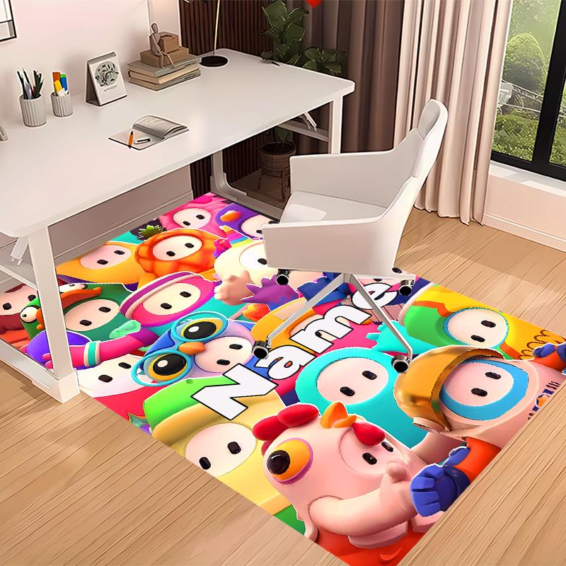 Custom personalization Stumble Guys Print Area Rug - Soft, Washable Non-Slip Indoor Mat,Living Room,Home&Office Decorative Rug