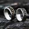 Viking Rune Ring Unisex Stainless Steel Retro Unisex Jewelry