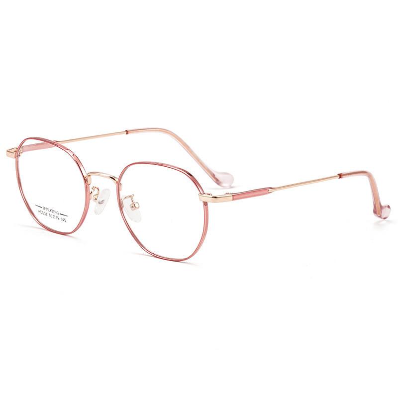 Light Reading Eyewear Eyeglass Frame Polygons Sight Presbyopic Spectacle Square Presbyopic Small Alloy Spectacle New Long Distance Super