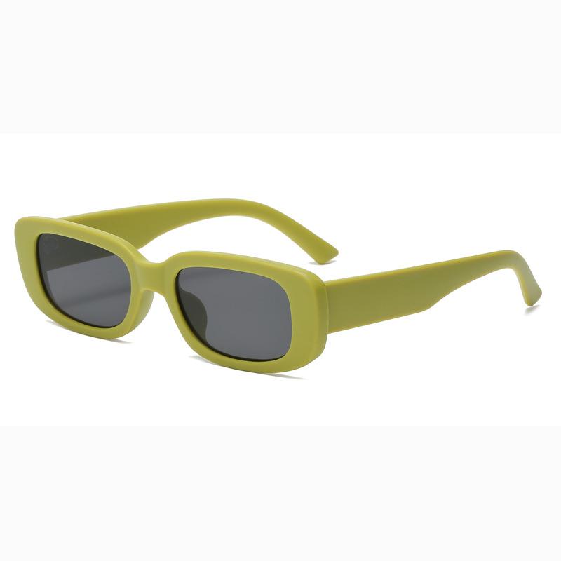 Retro Small Frame Sunglasses Men'S And Women'S Tide Rectangular Sunglasses Street Shot Sunglasses S9071