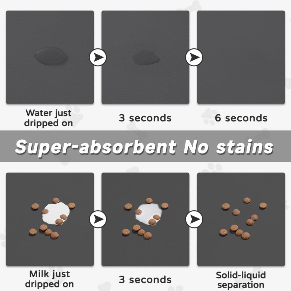 Podkładka do karmienia zwierząt domowych, którą można wielokrotnie prać, podkładka dla kotów i psów, chłonna, antypoślizgowa podkładka do spania