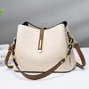 Textured messenger bag women's bucket bag cute printed new bag mobile phone bag large capacity fashionable shoulder
