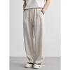 Men's Spring/Summer Loose Straight Leg Ice Silk Trousers - Wide Leg Tencel Drape Casual Pants