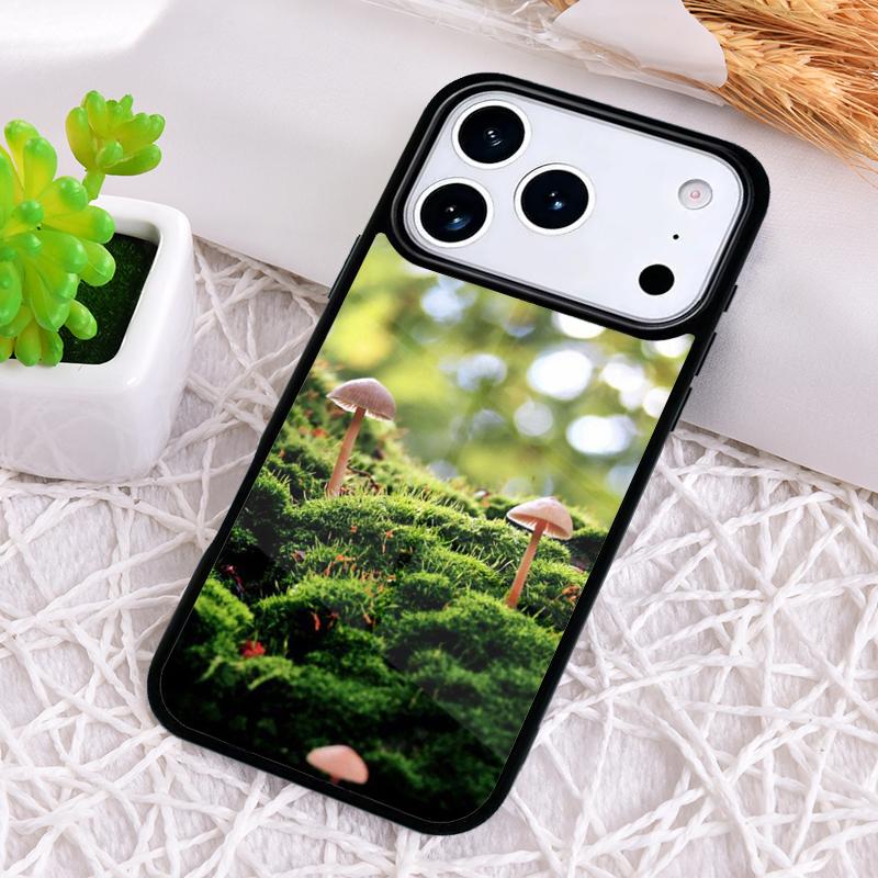 

Mushroom Forest Shockproof Phone Case for iPhone 17 Air 16e 15 11 12 14 13 Pro Max Cover Coque iPhone 16 Pro