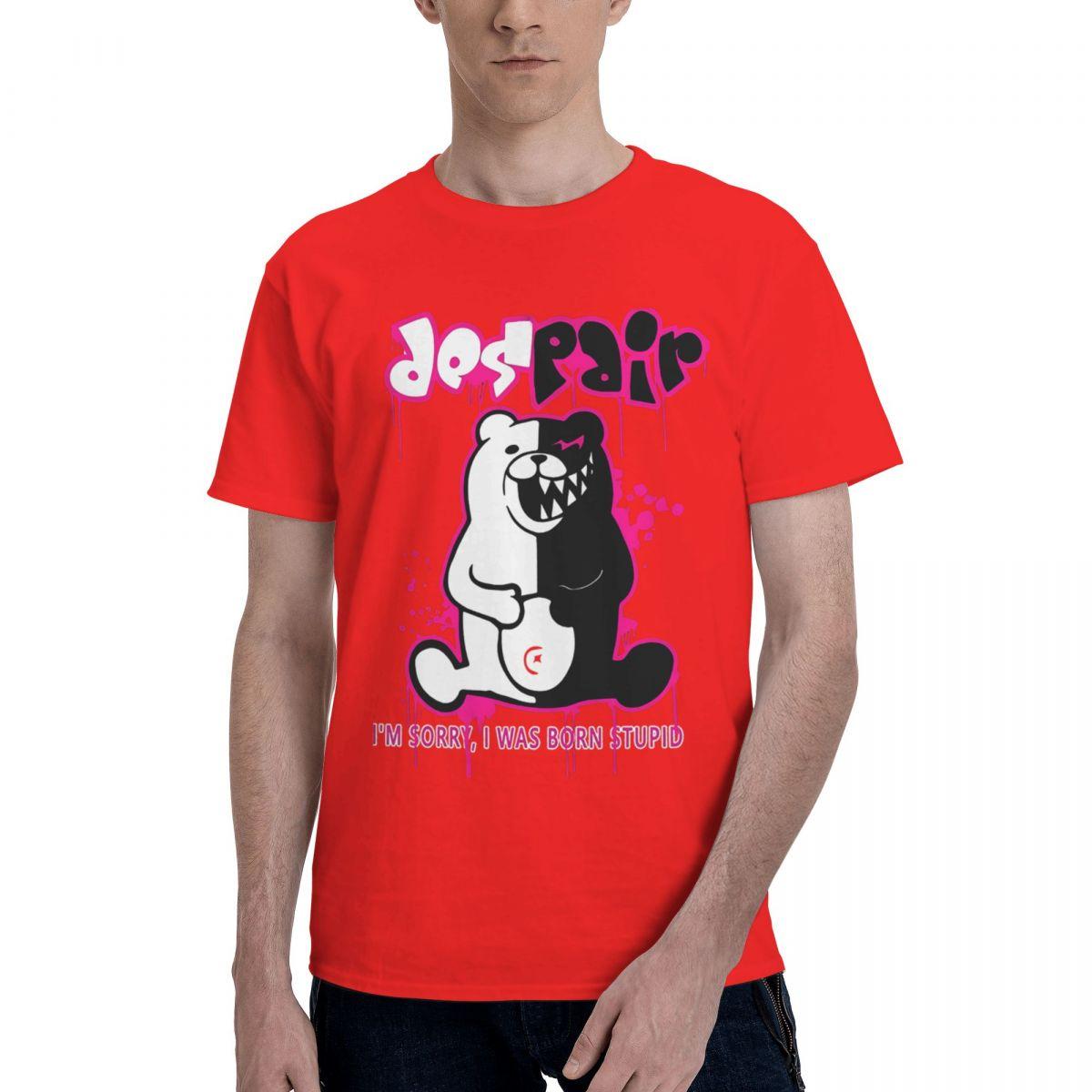 

Danganronpa Inspired Monokuma 100 Cotton Casual Breathable Confortable Tops New In Tops And TShirts T Shirt Men S