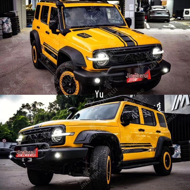 Tank 300/500 Border Edition Offroad Motorhaubenaufkleber & Aufkleber