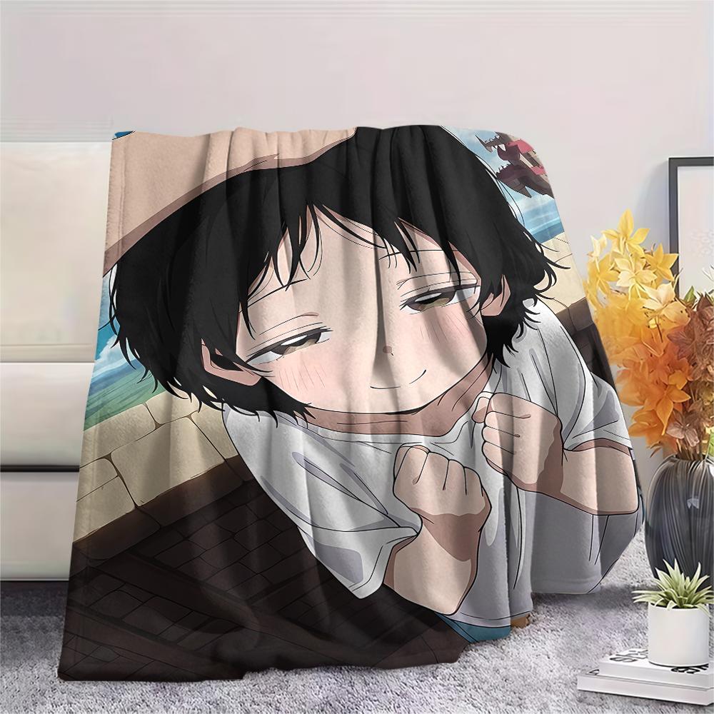 1PC Takopi's Original Sin Print Flannel Blanket, High quality All Seasons, Home Decor, Warmth and Comfort, Perfect for Christmas Gifts