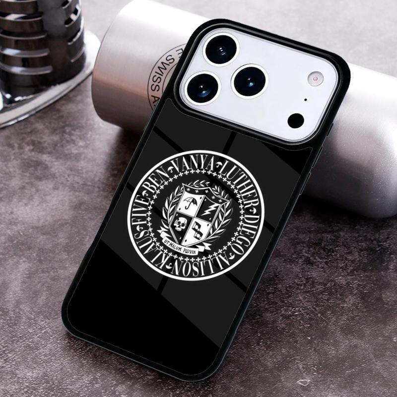 Umbrella Academy Logo Phone Case For iPhone 17,16e,15,14,13,12,11,Mini,Pro,MAX soft Silicone Cover