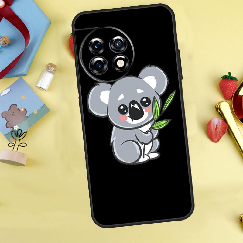 Cute cartoon watercolor animal koala Case For OnePlus Nord 5 CE 2 3 4 Lite N20 N30 OnePlus 15 12R 13R 13 12 11 10 10T 13T Cover