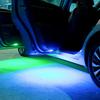 Wireless RGB Car Door Welcome Light Auto LED Decoration Ambient Lamps USB Charging Door Light Safety Anti-collision Signal Lamp