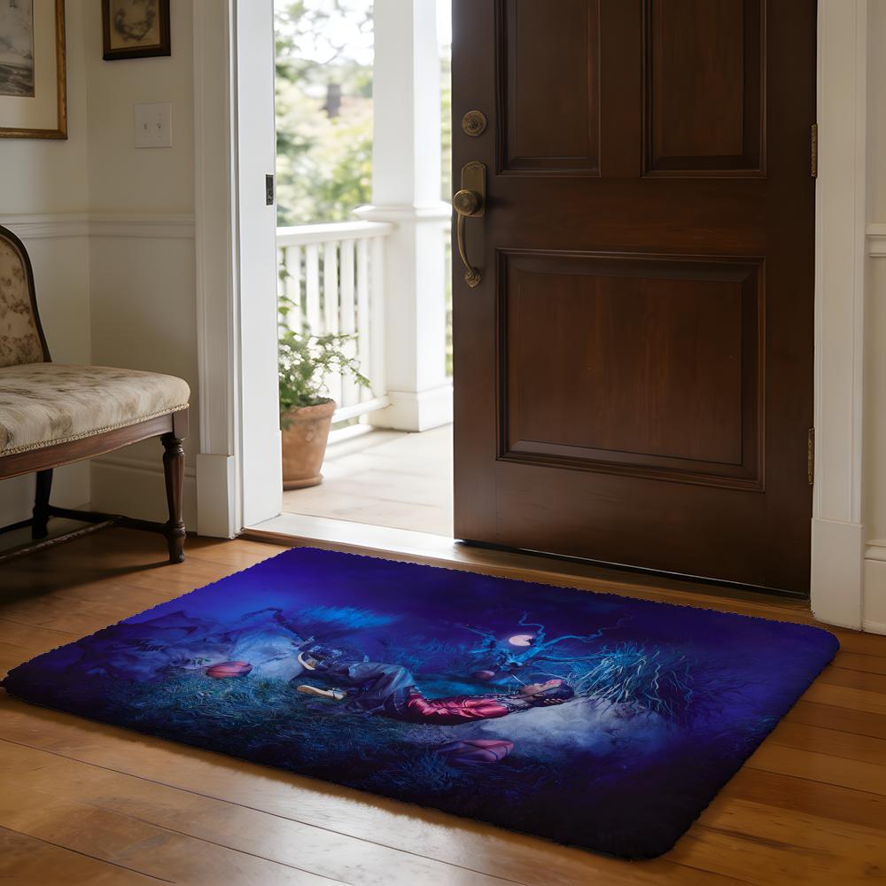 Rapper TTravis SScott Floor Mat Soft Flannel Absorbent Mat Non-Slip Rug Home Bedroom Bathroom