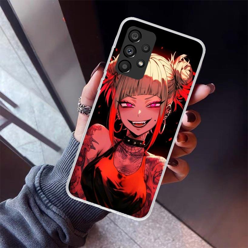 Himiko Toga My Hero Handyhülle Für Samsung Galaxy A52 A51 A50S A32 A22 A12 A02S A72 A71 A31 A70 A30S Note 20 Ultra 10 Plus S10 G