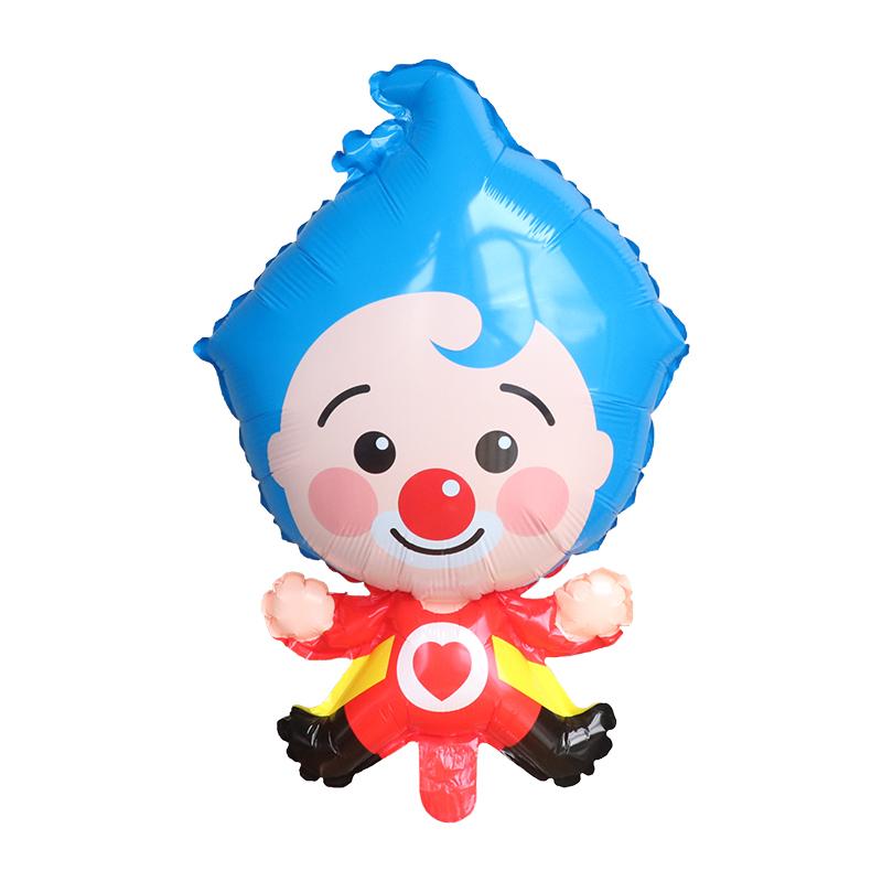 98 Stück/Set Cartoon Clown Bogen Girlande Set Folien Zahlenballons Latex Luft Ballons Babyparty Geburtstagsparty Dekorationen Kinderspielzeug
