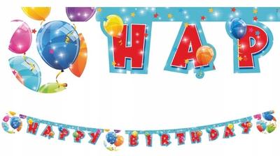 Banner Garland Sparkling Balloons 1 Pc