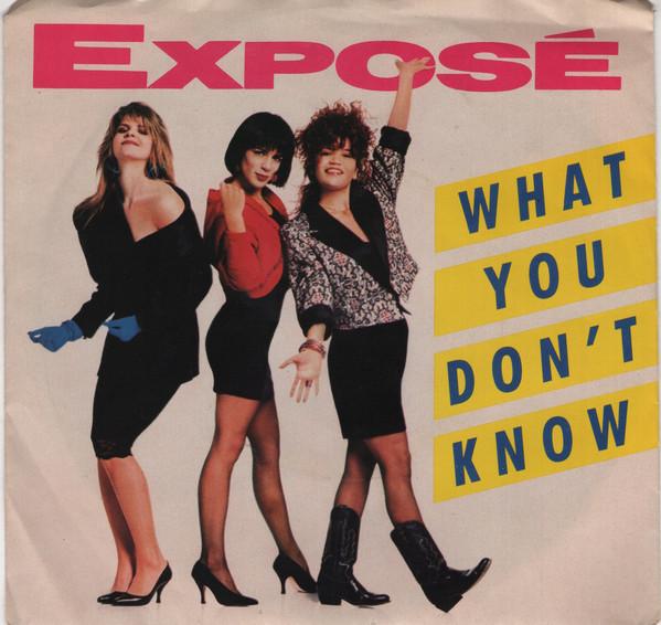 

7inch Record EXPOSÉ - What You Don t Know AS19836 Arista 1989 Canada Dance & Electronica Used