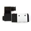 Pneumatic Solenoid Valve 110*65*22mm Accessories Metal+Plastic Replacement 3 Way DC 12V G 1/4 1/4 PT Air Pneumatic
