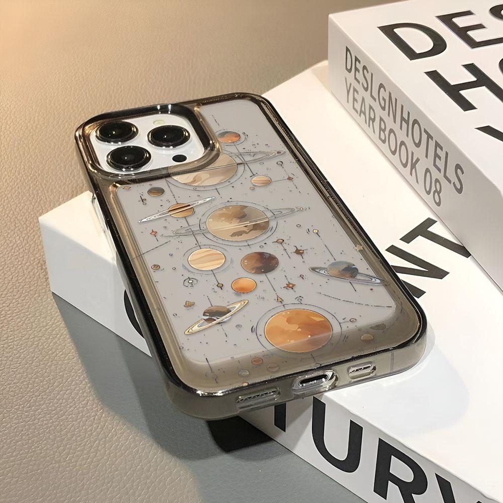Full Screen Planet For Iphone 16 15 14 13 12 11 Pro Max Plus Phone Case 17 Air 16 Advanced Anti Fall Phone Case Cover