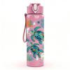 1PC Sea Turtle Underwater Ocean Pattern Print 750ml Color Plastic Sports Water Bottle Leakproof Flip Straw Lid Suitable for Sports Office Home Use