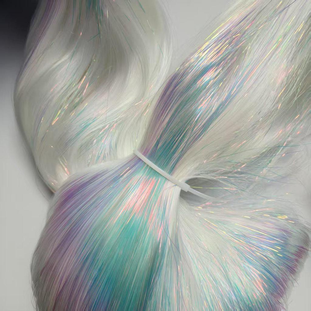 Golden Light Fantasy Color Straight Silk Iron Plate Fly Fishing Hook, Raw Material: Q70, Approx. 10kg, Over 1 Meter, Can Be Cut