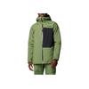 Winter District™ III Logo Windproof Waterproof Breathable Casual Comfortable Fashion Hooded Jacket Men Jackets Green WO0634
