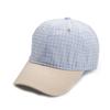ins trendy versatile sunshade sun hat classic checkerboard printing baseball cap children