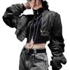 Harajuku Retro Coat Costume Spring Autumn Punk Gothic Jacket Sexy Rock Uniform Carnival Clothes Outfit Props