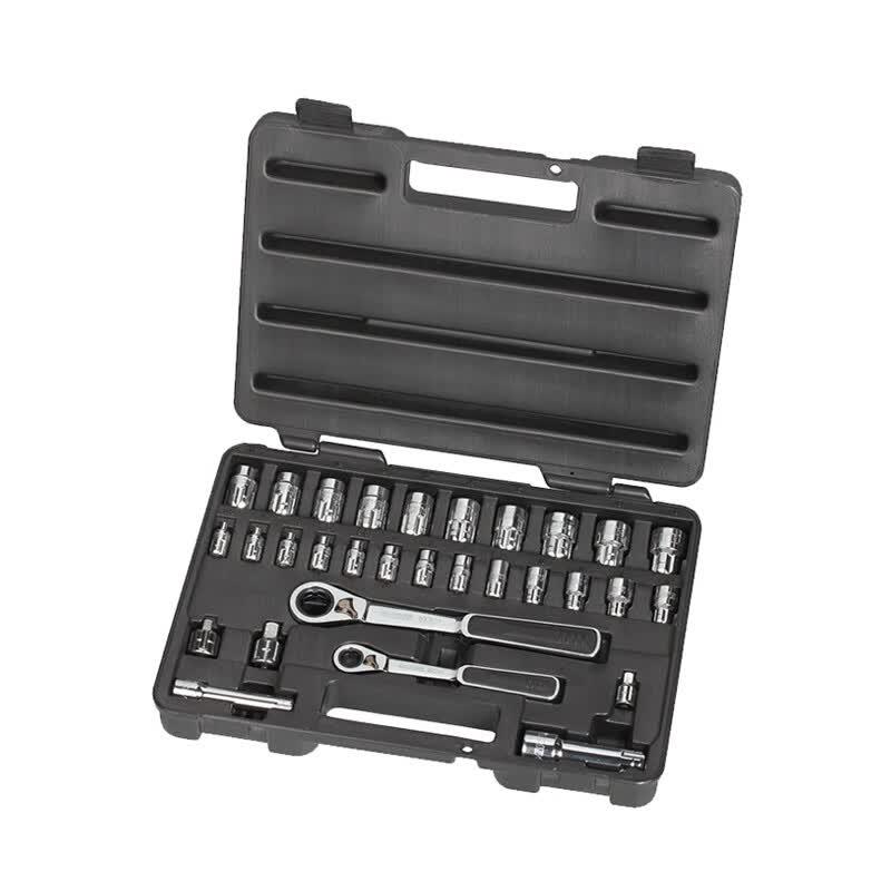 SATA 30-Piece Titanium Alloy Pass-Through Socket Set