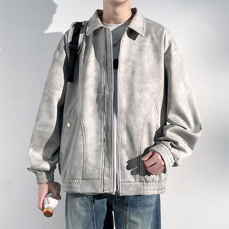 

TOM ADAM Men s Vintage Faux Leather Jacket M