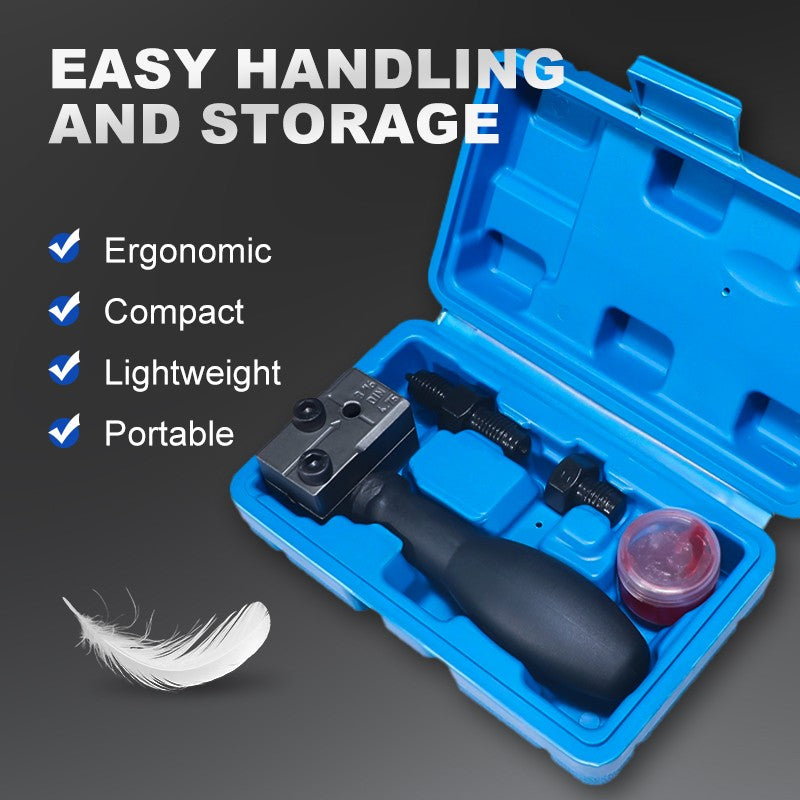 Automotive Brake Pipe Flaring Tool Kit 3/16'' Double Flare Adapter 45-Degree Universal Brake Line Flare Tools Car Repair Tool