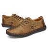 Bărbați PU Dimensiune mare 38-47 Pantofi casual lucrați manual Mocasini de modă cu talpă moale