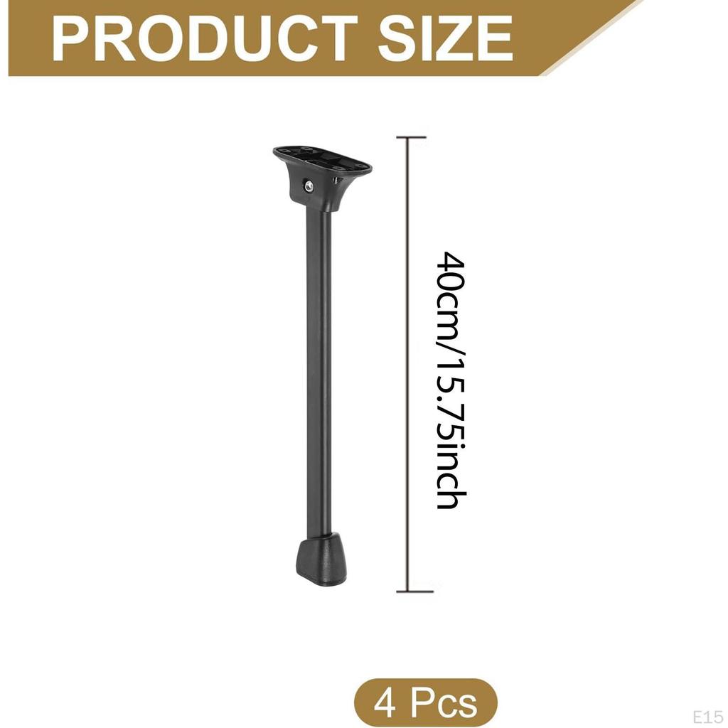 4 Pieces Folding Table Legs Bed Laptop Desk Feet Furniture Accessories DIY