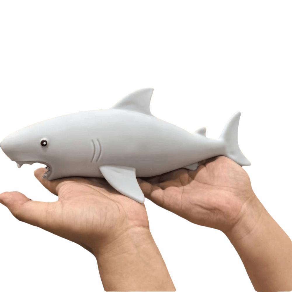 Jumbo Size Giant Shark Squishy Toy Slow Rising Giant Shark Fidget Toy Desk Decor
