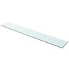 VidaXL Panneaux d'étagère 2 pcs Verre Transparent 100 x 15 cm