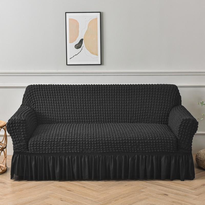 New Light Luxury Sofa Cover Seersucker Thickened Elastic Sofa Cover Anti cat Scratch All Inclusive Universal Cover Universal for All Seasons
