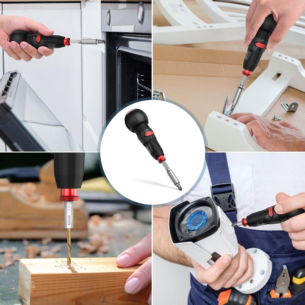 Cordless Portable Electric Screwdriver Set Rechargeable Screw Driver Professional Small Appliance Repair Power Tools