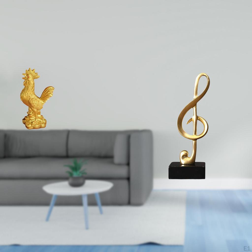 Chicken Figurine Feng Shui Decor Home Decorations Statue Sculpture for Birthday Anniversaries Hotel