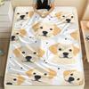 Cartoon Images of Cats Dogs Print Flannel Blanket,High Quality Comfortable for All Seasons,Home Decor,Warmth and Comfort,Perfect for Christmas Gifts