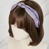 MAIA Royal Jacquard Hairband - Violet