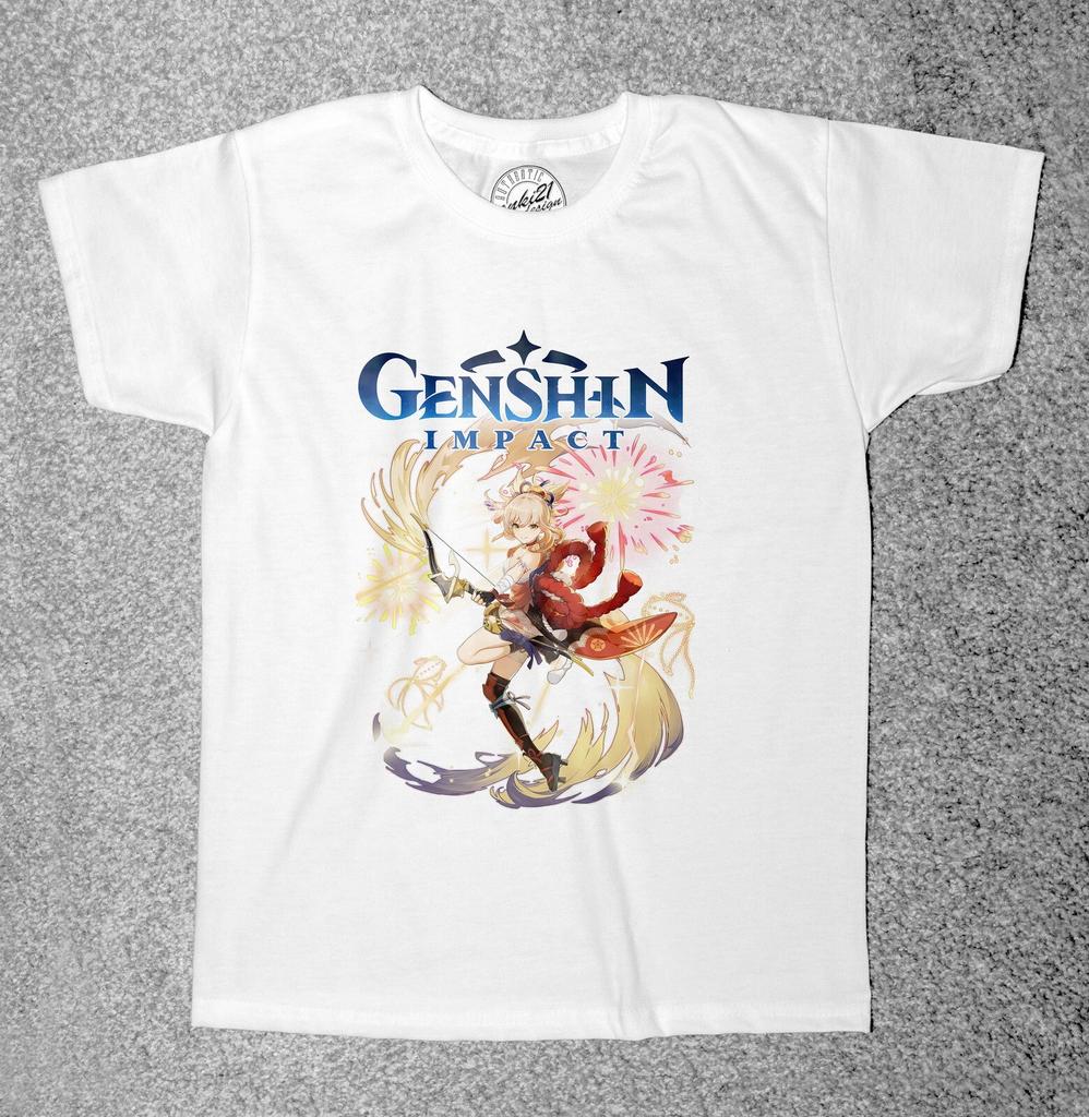 Genshin Impact 005 Anime/Manga Video Game Childrens/Kids Adult T Shirts/t-shirts