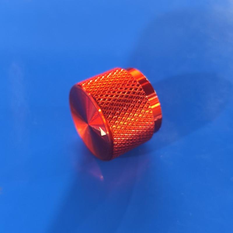 Boutons de commutateur de volume de potentiomètre d'encodeur rotatif en aluminium usiné en métal massif Bouton de contrôle de volume d'amplificateur